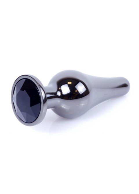 Długi stalowy korek plug analny z kryształem 2,7cm Długi stalowy korek plug analny z kryształem 2,7cm