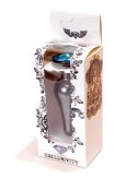 Długi stalowy korek plug analny z kryształem 2,7cm Długi stalowy korek plug analny z kryształem 2,7cm