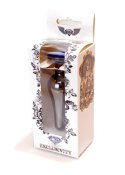 Długi stalowy korek plug analny z kryształem 2,7cm Długi stalowy korek plug analny z kryształem 2,7cm