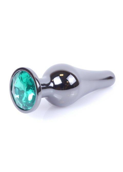 Długi stalowy korek plug analny z kryształem 2,7cm Długi stalowy korek plug analny z kryształem 2,7cm
