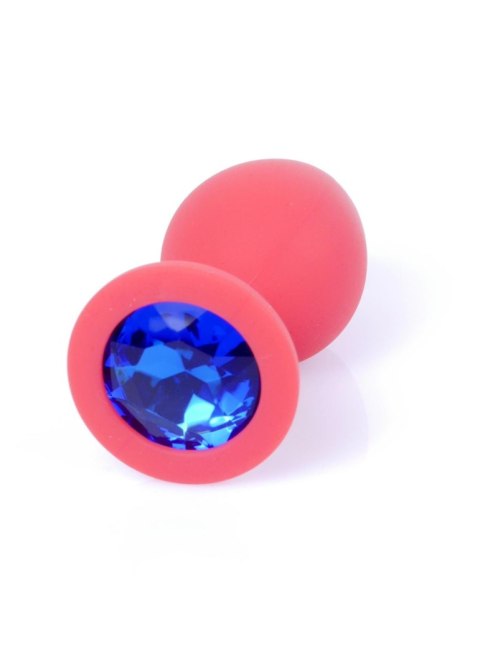 Mały korek analny kryształ ozdobny silikonowy 8cm Mały korek analny kryształ ozdobny silikonowy 8cm