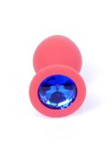 Mały korek analny kryształ ozdobny silikonowy 8cm Mały korek analny kryształ ozdobny silikonowy 8cm