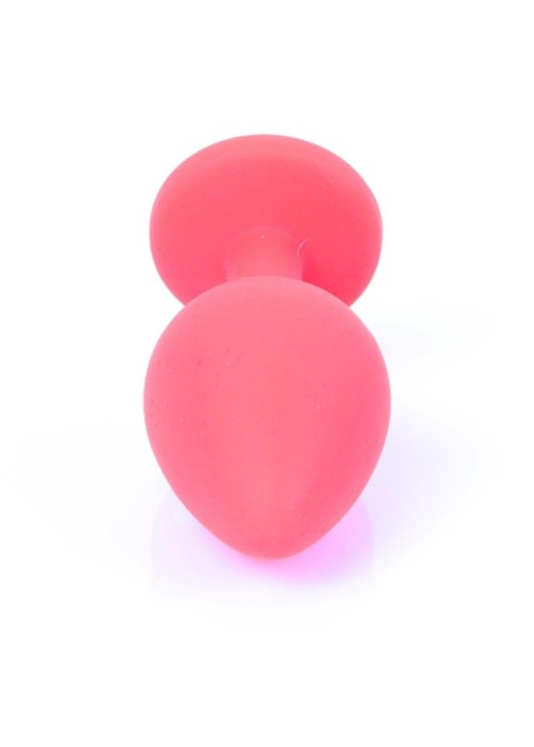 Mały korek analny kryształ ozdobny silikonowy 8cm Mały korek analny kryształ ozdobny silikonowy 8cm