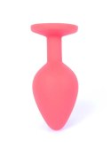 Mały korek analny kryształ ozdobny silikonowy 8cm Mały korek analny kryształ ozdobny silikonowy 8cm