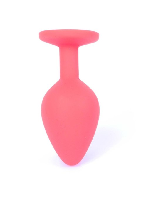 Mały korek analny kryształ ozdobny silikonowy 8cm Mały korek analny kryształ ozdobny silikonowy 8cm