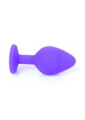 Mały korek analny kryształ ozdobny silikonowy 8cm Mały korek analny kryształ ozdobny silikonowy 8cm