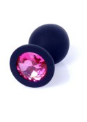 Mały korek analny plug ozdobny kryształek 3,5cm