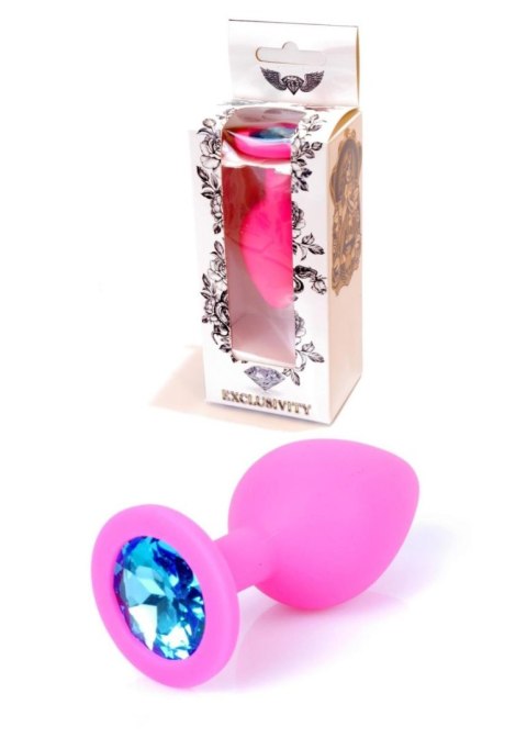Mały korek analny sex plug silikonowy ozdobny 8cm Mały korek analny sex plug silikonowy ozdobny 8cm
