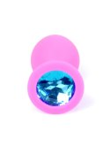 Mały korek analny sex plug silikonowy ozdobny 8cm Mały korek analny sex plug silikonowy ozdobny 8cm