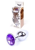 Metalowy korek analny stalowy plug kryształ 7cm Metalowy korek analny stalowy plug kryształ 7cm