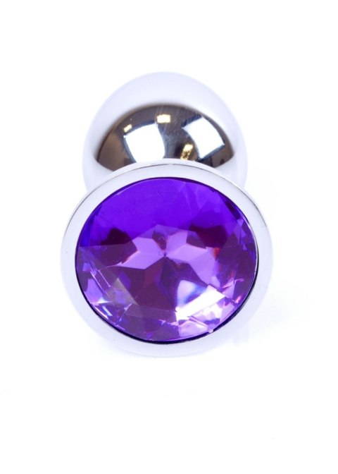 Metalowy korek analny stalowy plug kryształ 7cm Metalowy korek analny stalowy plug kryształ 7cm