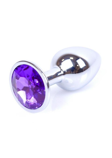Metalowy korek analny stalowy plug kryształ 7cm Metalowy korek analny stalowy plug kryształ 7cm