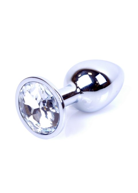 Metalowy korek analny stalowy plug kryształ 7cm Metalowy korek analny stalowy plug kryształ 7cm