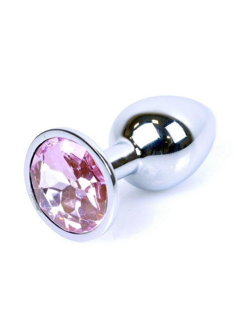 Metalowy korek analny stalowy plug kryształ 7cm Metalowy korek analny stalowy plug kryształ 7cm