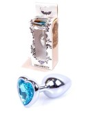 Metalowy plug analny korek do odbytu z sercem 7cm Metalowy plug analny korek do odbytu z sercem 7cm