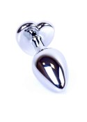Metalowy plug analny korek stalowy kryształ 7cm Metalowy plug analny korek stalowy kryształ 7cm