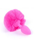 Ogonek króliczy korek analny plug ozdobny mały 6cm Ogonek króliczy korek analny plug ozdobny mały 6cm