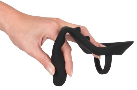 Pierścień erekcyjny z masażerem prostaty analnym Pierścień erekcyjny z masażerem prostaty analnym