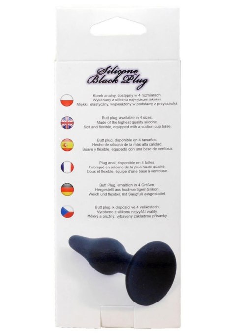 Plug analny korek zatyczka silikon przyssawka 10cm Plug analny korek zatyczka silikon przyssawka 10cm