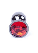Sex plug korek analny stalowy z kryształem 2,7cm Sex plug korek analny stalowy z kryształem 2,7cm