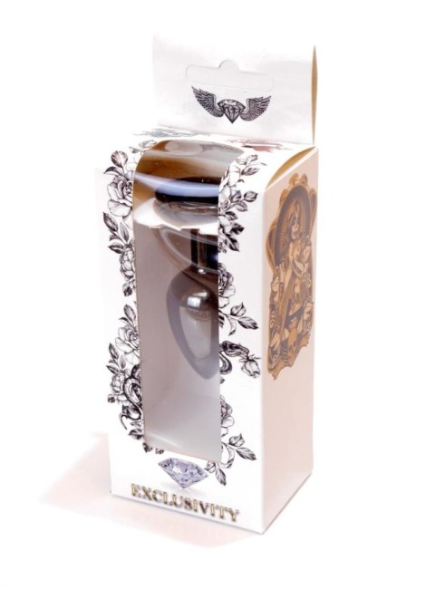 Sex plug korek analny stalowy z kryształem 2,7cm Sex plug korek analny stalowy z kryształem 2,7cm