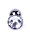 Sex plug korek analny stalowy z kryształem 2,7cm Sex plug korek analny stalowy z kryształem 2,7cm