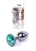 Sex plug korek analny stalowy z kryształem 2,7cm Sex plug korek analny stalowy z kryształem 2,7cm