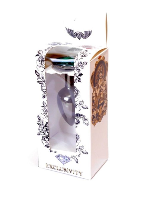 Sex plug korek analny stalowy z kryształem 2,7cm Sex plug korek analny stalowy z kryształem 2,7cm