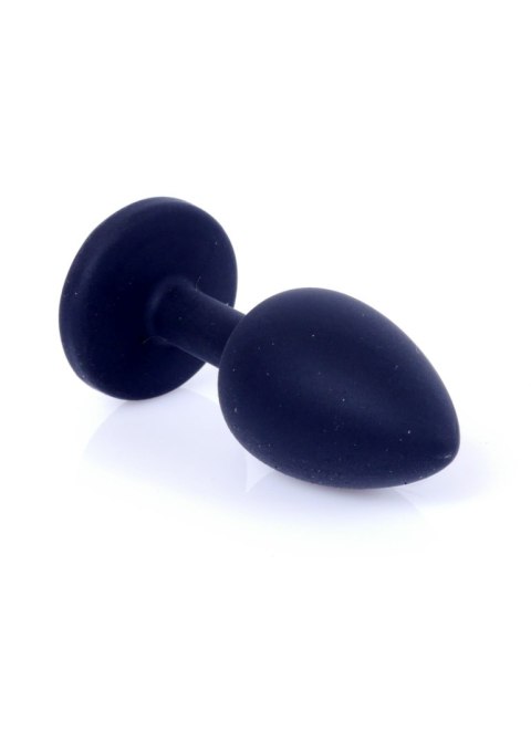 Silikonowy korek analny z kamieniem ozdobnym 7cm Silikonowy korek analny z kamieniem ozdobnym 7cm