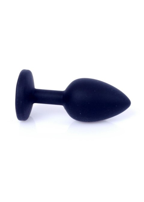 Silikonowy korek analny z kamieniem ozdobnym 7cm Silikonowy korek analny z kamieniem ozdobnym 7cm