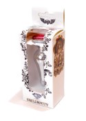 Stalowy korek analny plug do anusa kryształek 9cm Stalowy korek analny plug do anusa kryształek 9cm