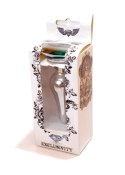 Stalowy korek analny plug do anusa kryształek 9cm Stalowy korek analny plug do anusa kryształek 9cm