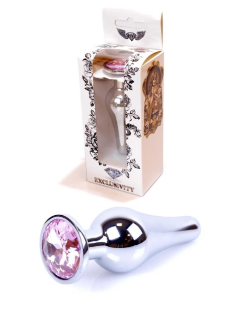Stalowy korek analny wąski plug metal diament 9cm Stalowy korek analny wąski plug metal diament 9cm
