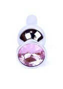 Stalowy korek analny wąski plug metal diament 9cm Stalowy korek analny wąski plug metal diament 9cm