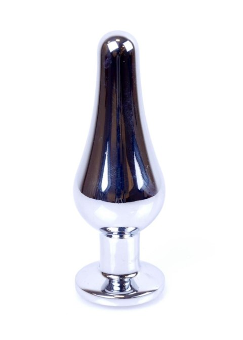 Stalowy korek analny wąski plug metal diament 9cm Stalowy korek analny wąski plug metal diament 9cm