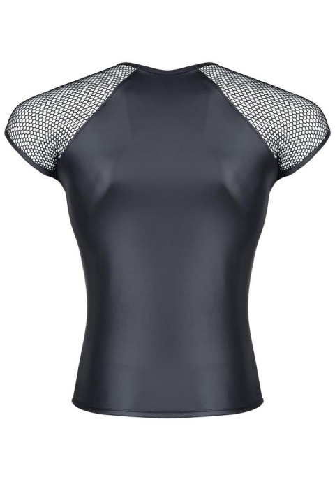 Męski t-shirt z wetlooka z rękawem z elastycznej siatki xxl Męski t-shirt z wetlooka z rękawem z elastycznej siatki xxl