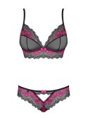 Zmysłowy sex komplet stanik figi obsessive l/xl Zmysłowy sex komplet stanik figi obsessive l/xl