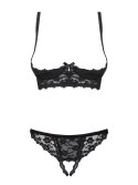 Wycięte stringi stanik sex komplet obsessive l/xl Wycięte stringi stanik sex komplet obsessive l/xl