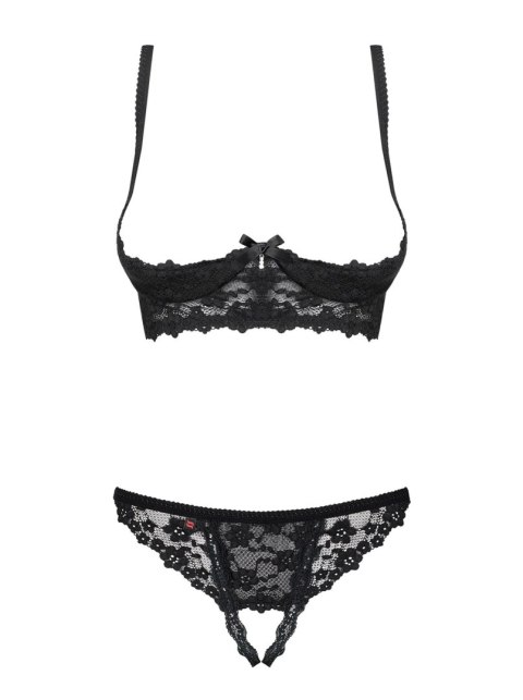 Wycięte stringi stanik sex komplet obsessive l/xl Wycięte stringi stanik sex komplet obsessive l/xl