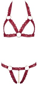 Bra Set open red M/L