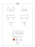 Biustonosz pas stringi sex komplet obsessive s/m Biustonosz pas stringi sex komplet obsessive s/m