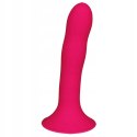 Dildo z miękkiego termoaktywnego silikonu sex 17cm Dildo z miękkiego termoaktywnego silikonu sex 17cm