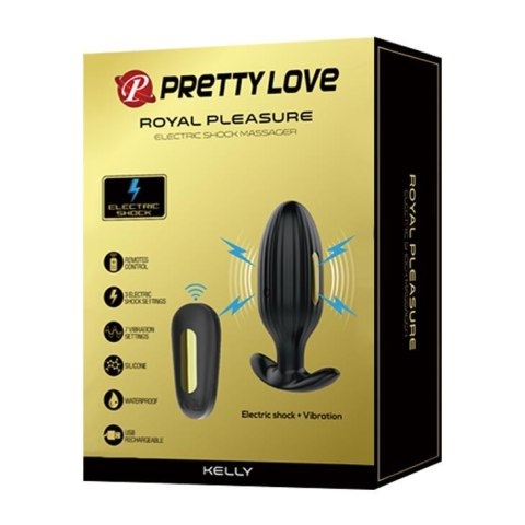 Elektrostymulacja korek plug analny wibrujący 9cm Elektrostymulacja korek plug analny wibrujący 9cm