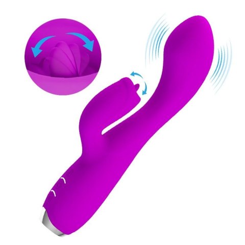 Kiwający główką wibrator punkt g łechtaczka 19cm Kiwający główką wibrator punkt g łechtaczka 19cm