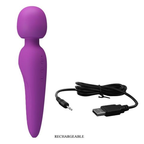 Masażer łechtaczki sex różdżka mocna ładowana 21cm Masażer łechtaczki sex różdżka mocna ładowana 21cm