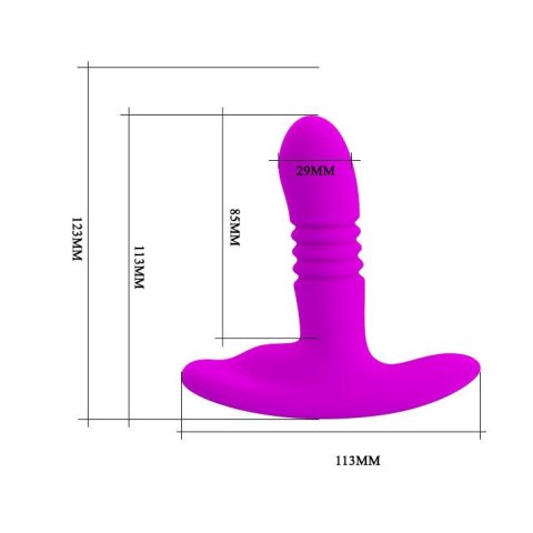 Penetrujący wibrator ruch góra dół na pilota 12cm Penetrujący wibrator ruch góra dół na pilota 12cm