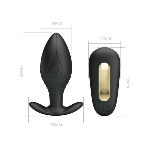 Plug analny silikonowy zdalne sterowanie ładowany Plug analny silikonowy zdalne sterowanie ładowany