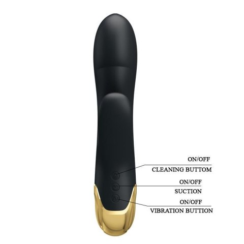 Wibrator króliczek masażer łechtaczki ssanie 19cm Wibrator króliczek masażer łechtaczki ssanie 19cm