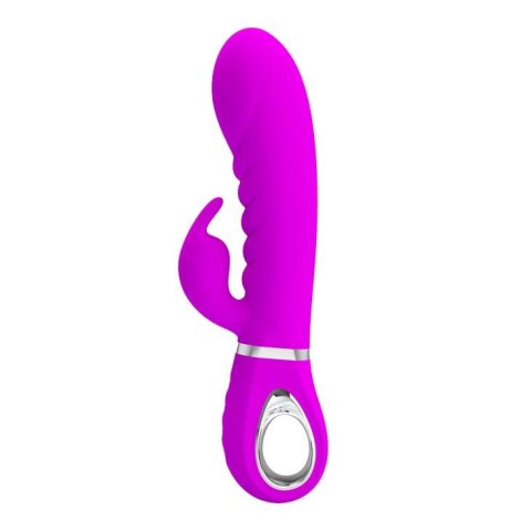 Wibrator królik z masażerem łechtaczki 7tryb 20cm Wibrator królik z masażerem łechtaczki 7tryb 20cm