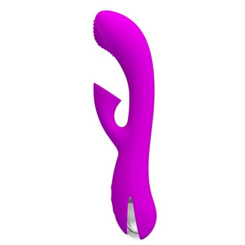 Wibrator z masażerem powietrznym łechtaczki 20cm Wibrator z masażerem powietrznym łechtaczki 20cm